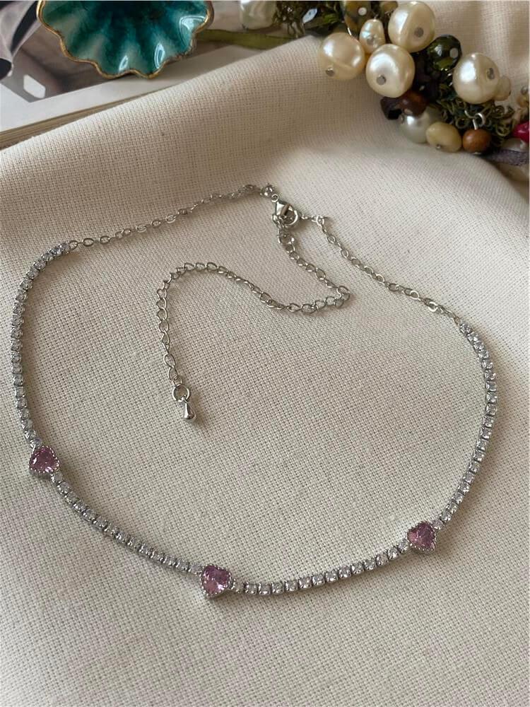 Pembe Kalpli Suyolu Choker
