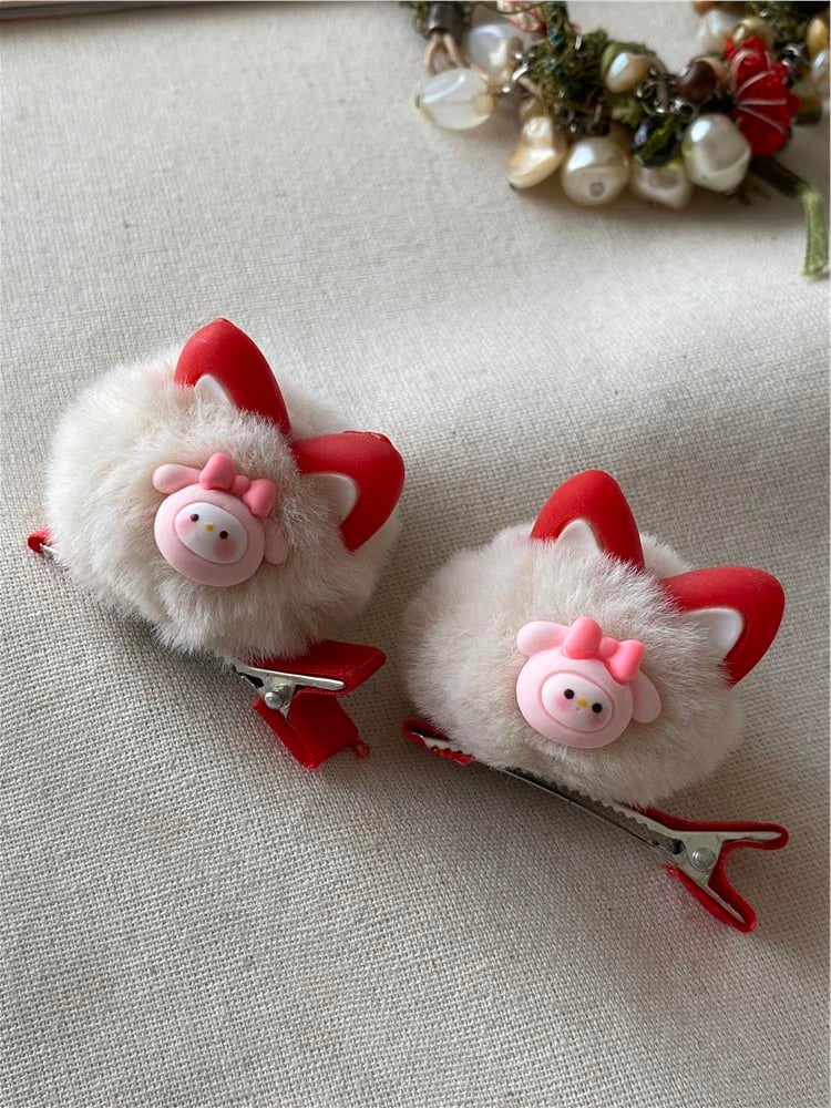 Red Ear Peluş Toka