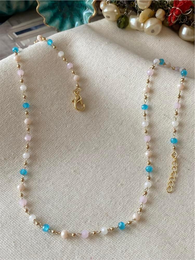 Renkli Taşlı Kolye