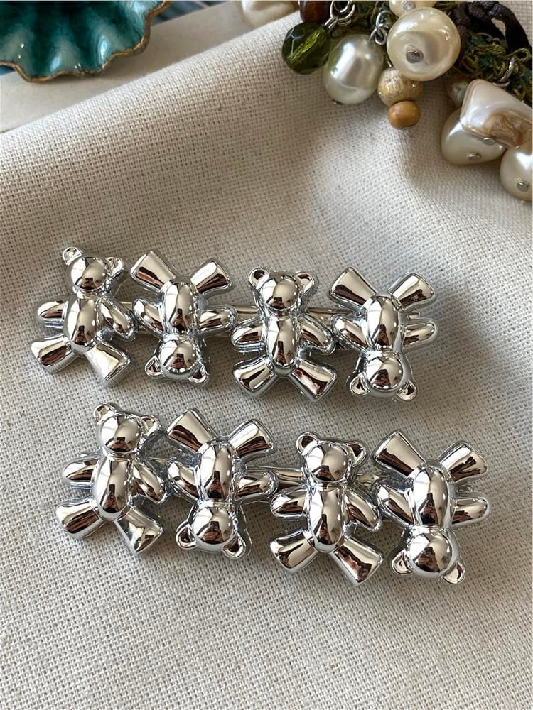 Silver Ayıcık Toka