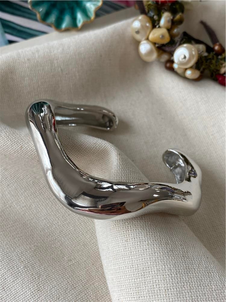 Silver Bone Kelepçe