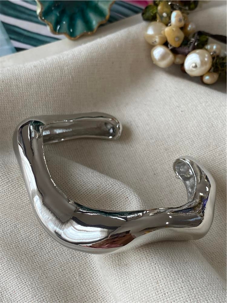 Silver Bone Kelepçe