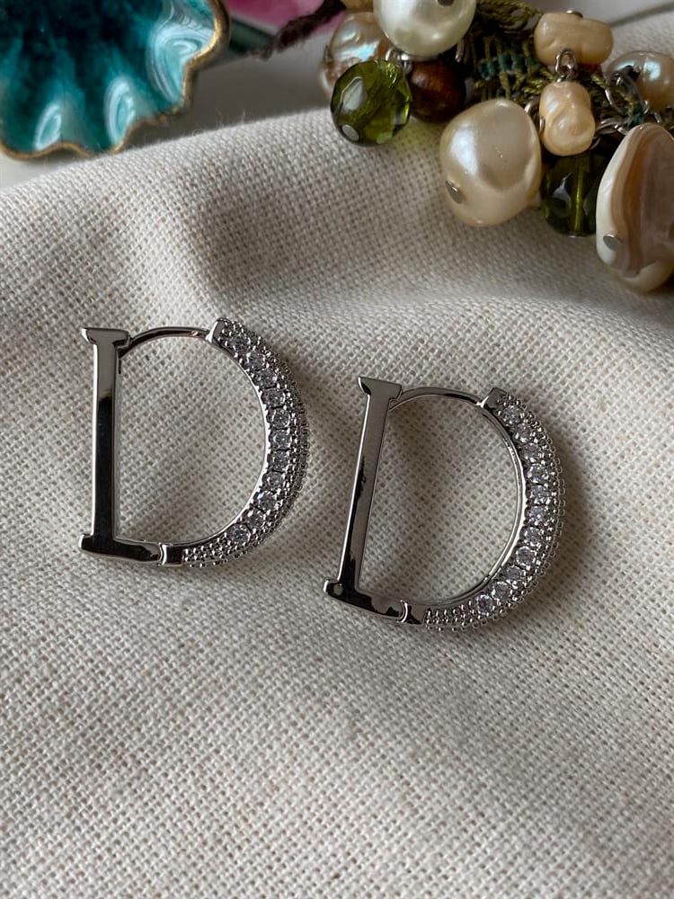 Silver Diore Küpe