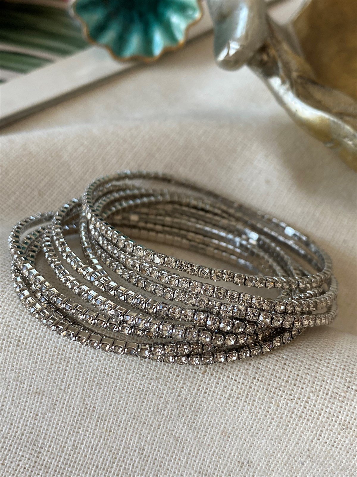 Silver Esnek Suyolu Bileklik