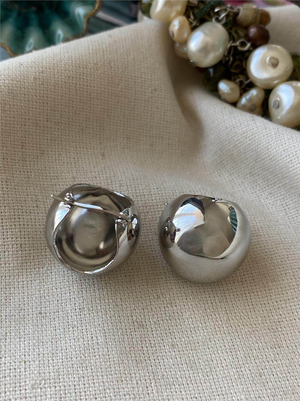 Silver Fatty Küpe