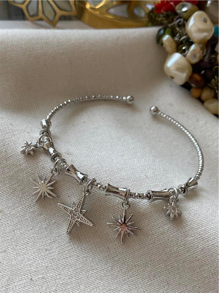 Silver Kutupyıldızı Sallantılı Bileklik