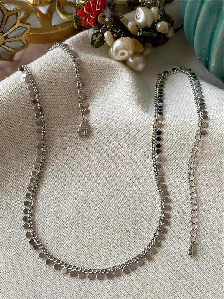 Silver Pullu Zincir Kolye