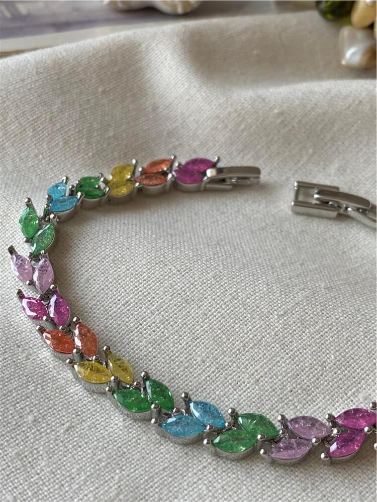 Silver Renkli Çelenk Bileklik