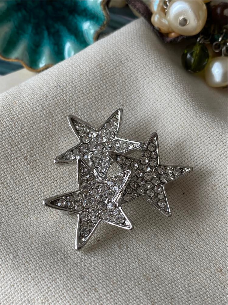 Silver Stars Broş