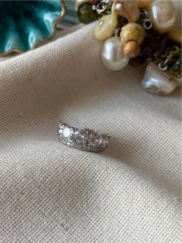Silver Taç Kıkırdak Küpe