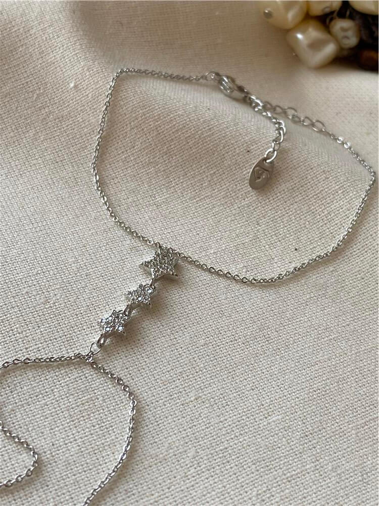 Silver Taşlı Yıldızlar Şahmeran