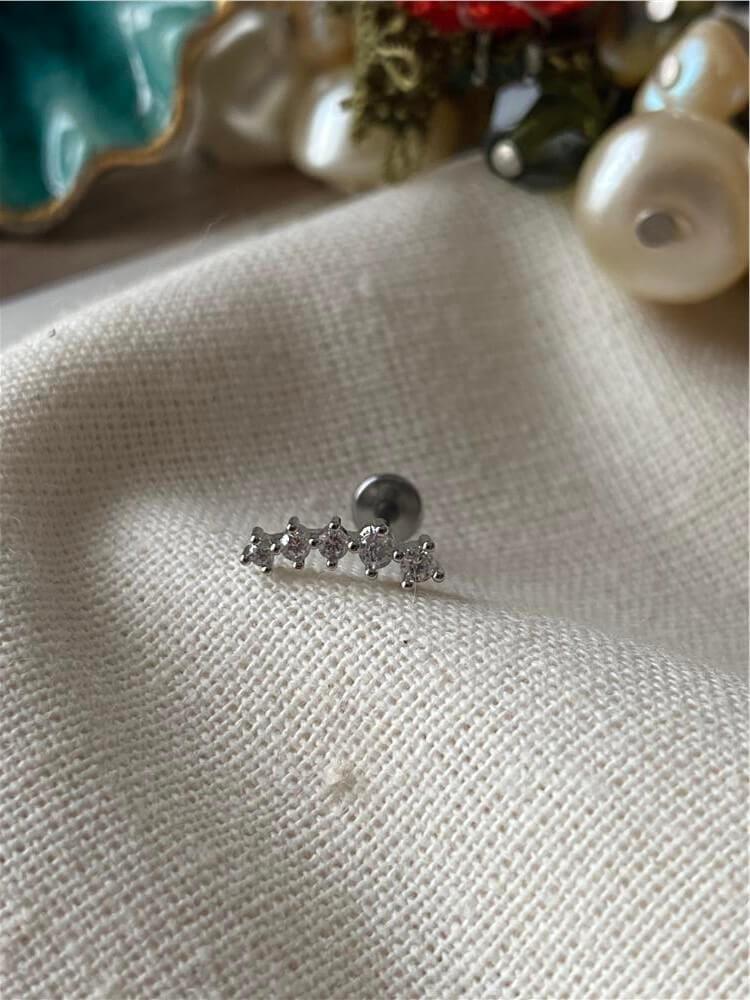 Sıralı Taş Piercing