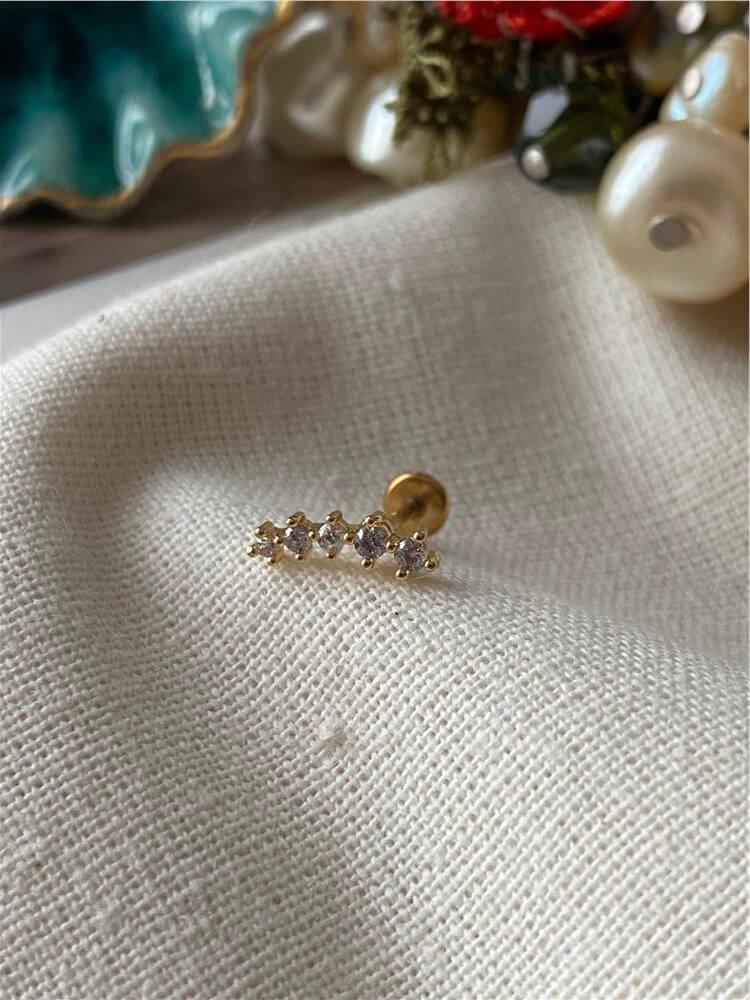 Sıralı Taş Piercing