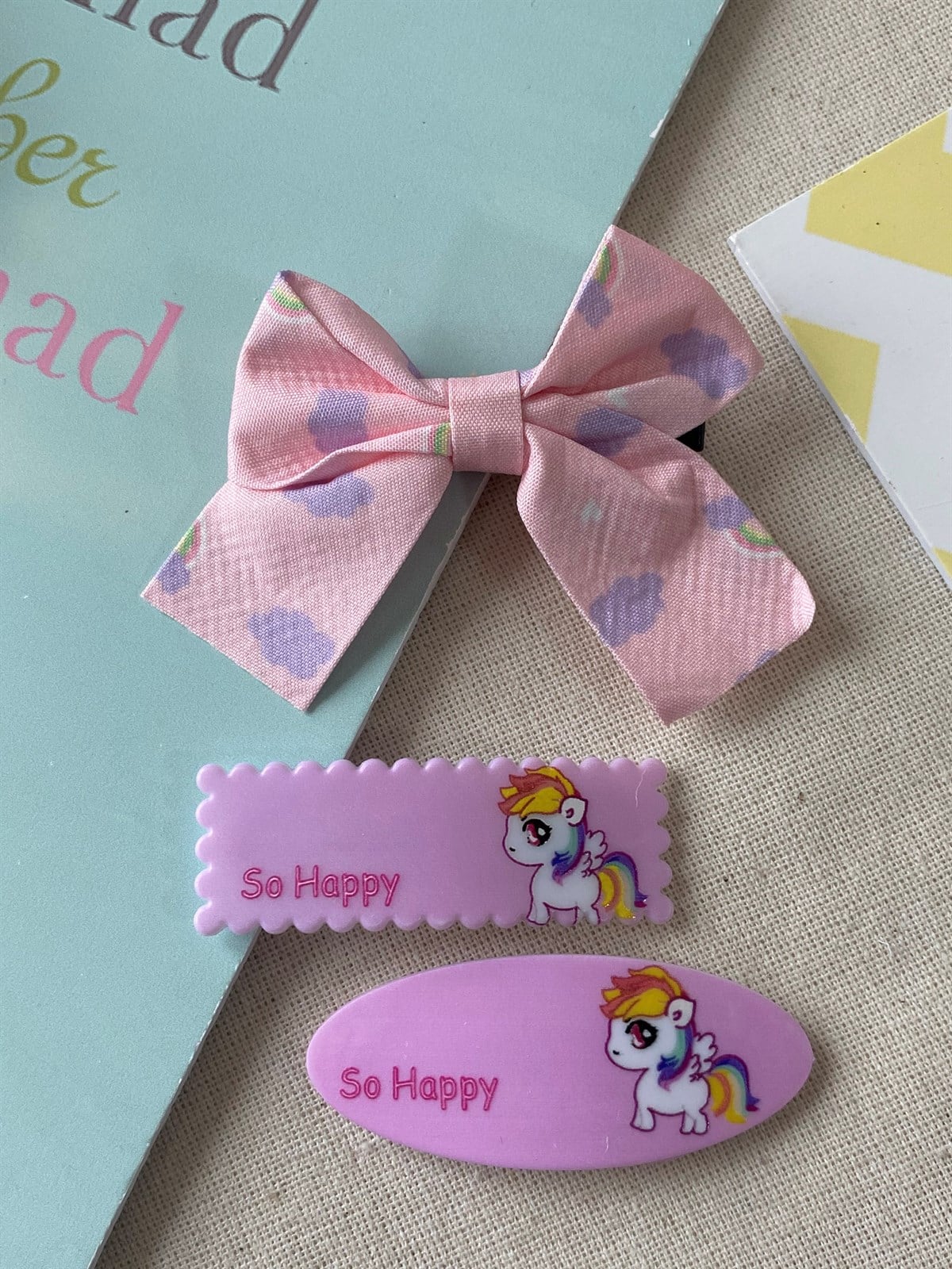 So Happy Pembe Toka Seti