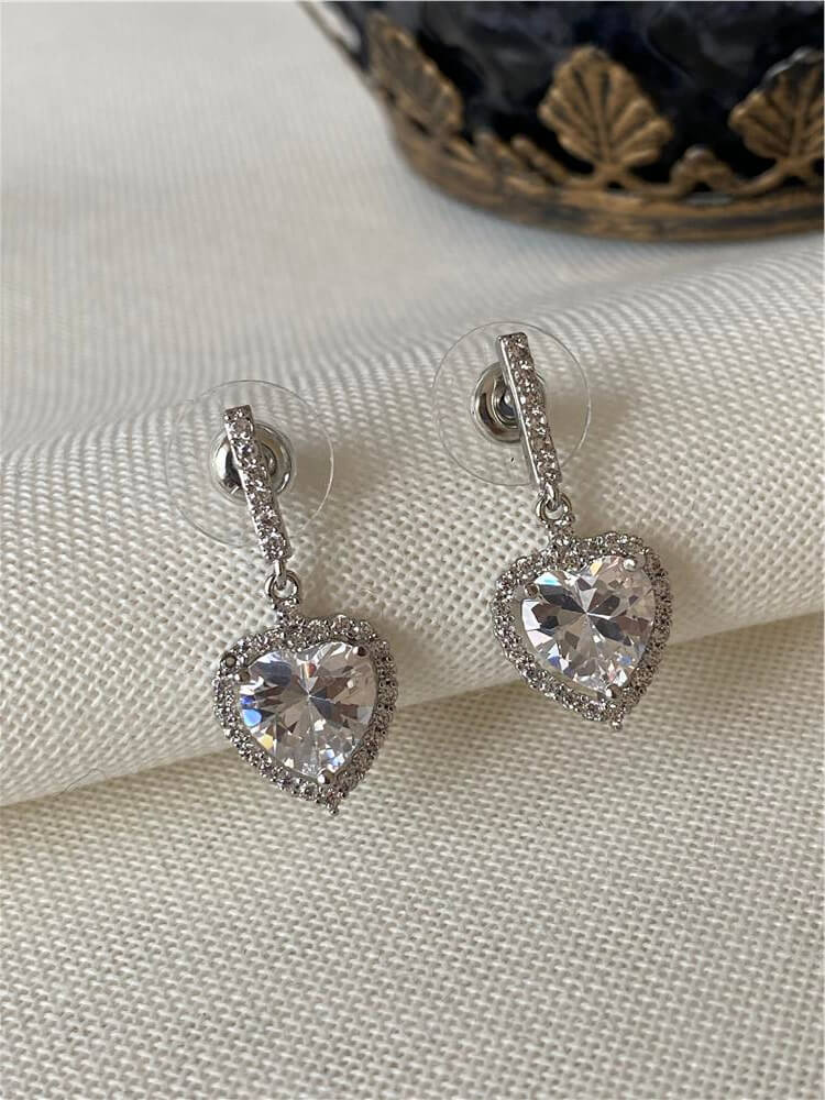 Swarovski Kalp Küpe