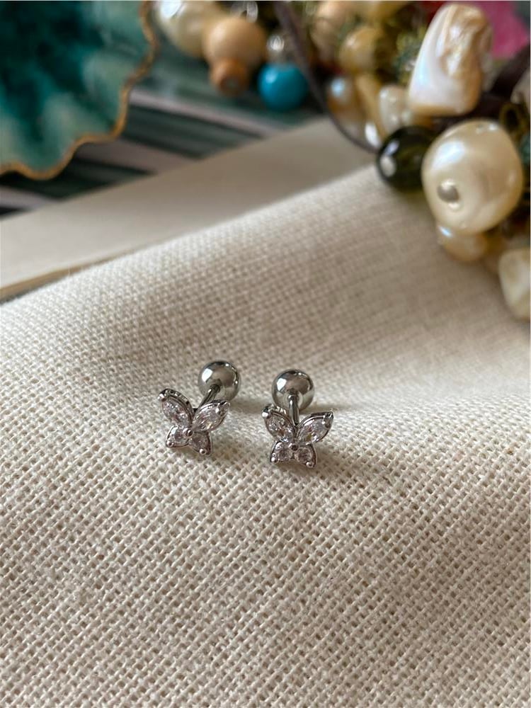 Taşlı Butterfly Piercing