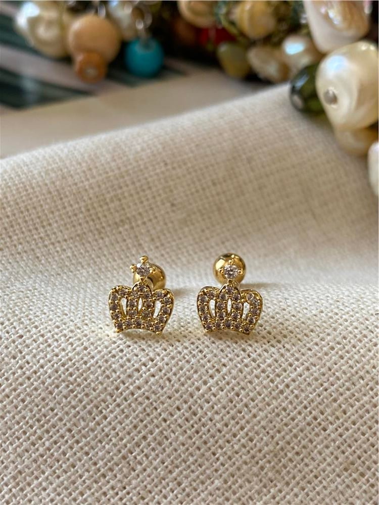 Taşlı Crown Piercing