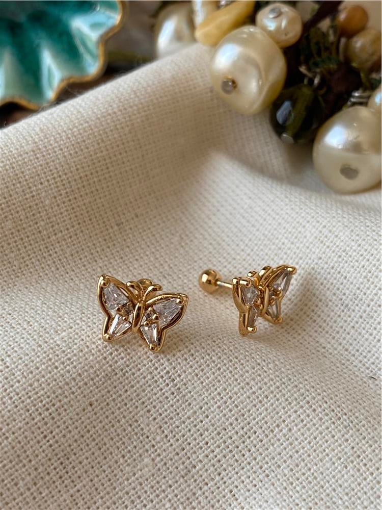 Taşlı Kelebek Piercing