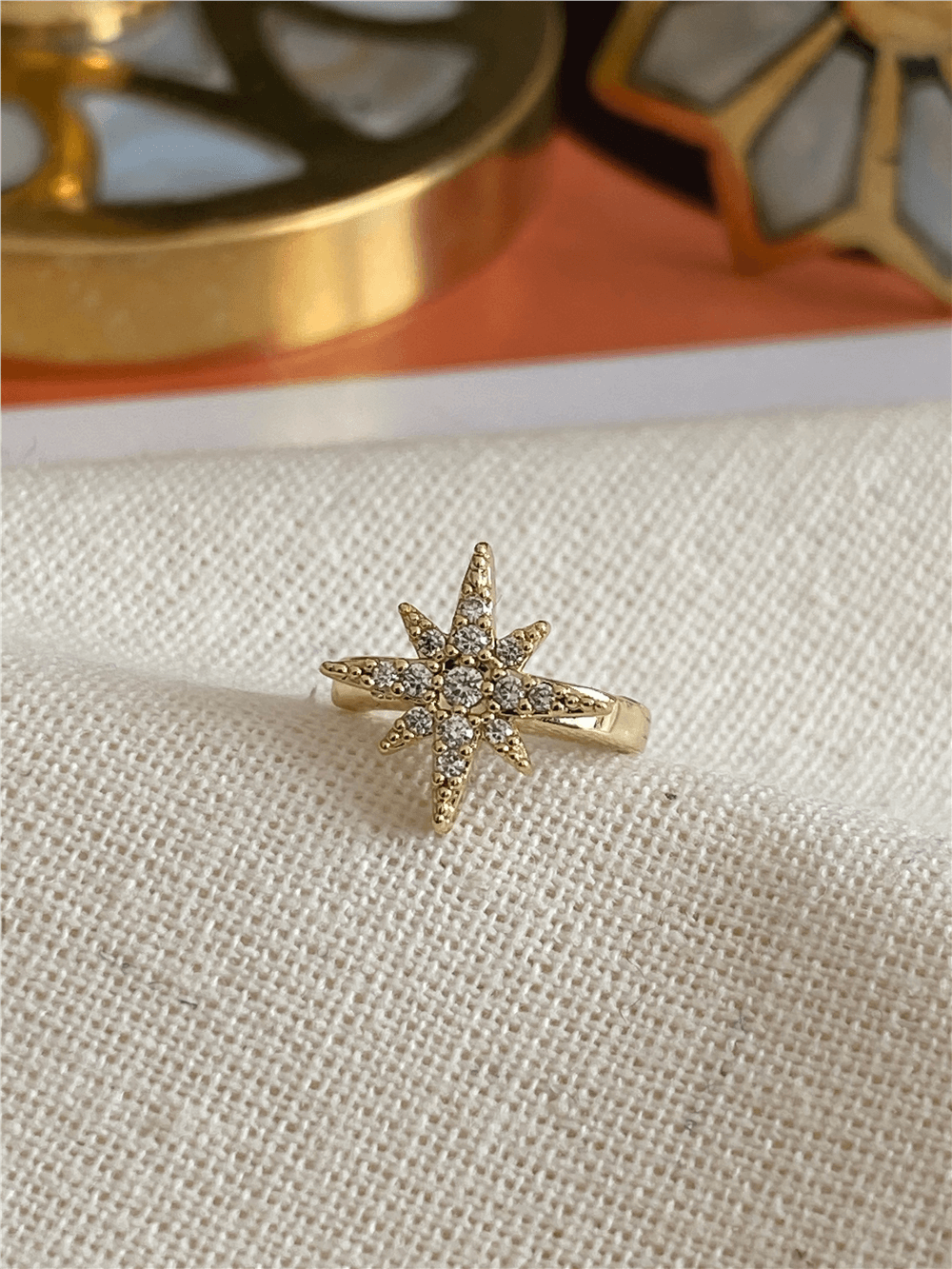 Taşlı Kuzeyyıldızı Halka Piercing