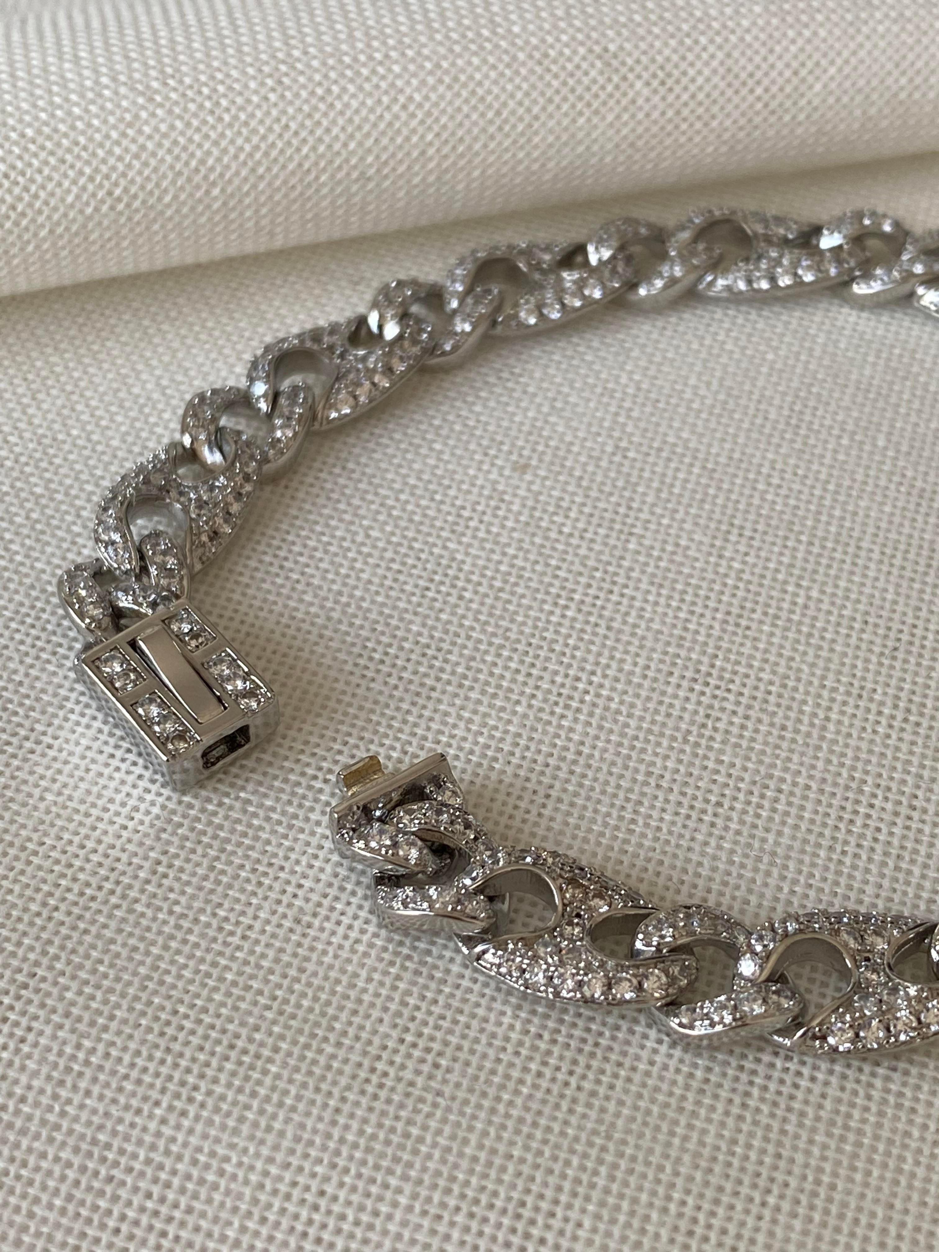 Taşlı Mini Düğme Bileklik