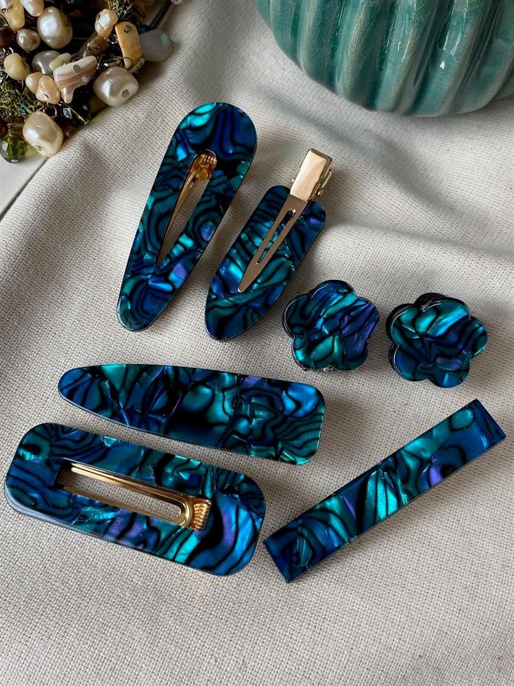 Turquoise Çoklu Set Toka