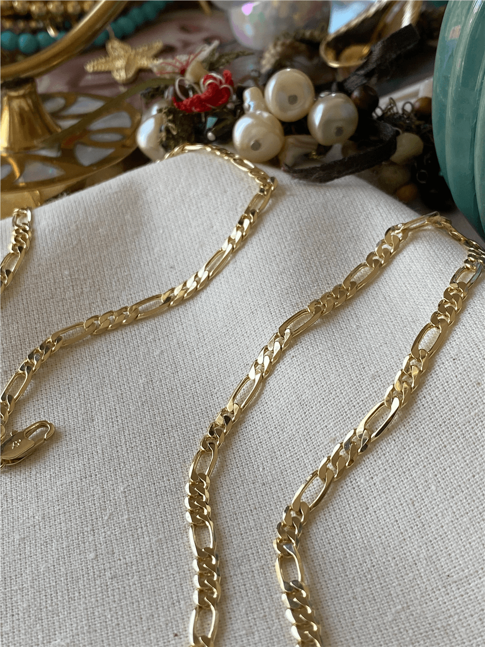 VIP 14K 65 cm Figaro Zincir Kolye