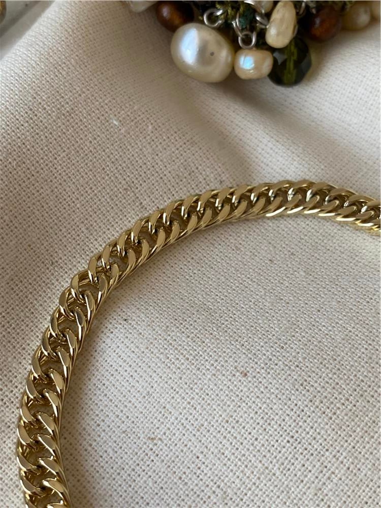 VIP 14K 7 mm Zincir Bileklik