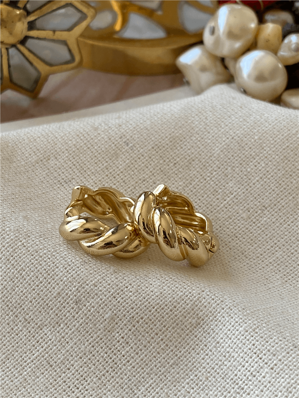 VIP 14K Burma Mini Halka Küpe