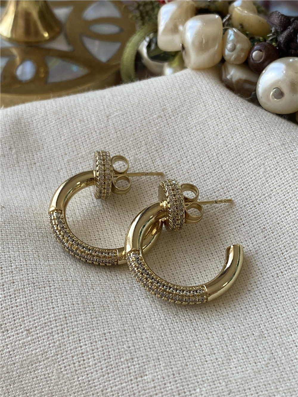 VIP 14K Çivi Model C Küpe
