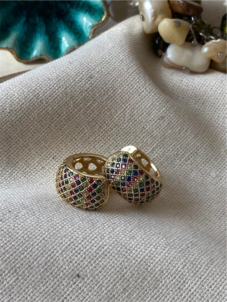 VIP 14K Color Bomb Küpe