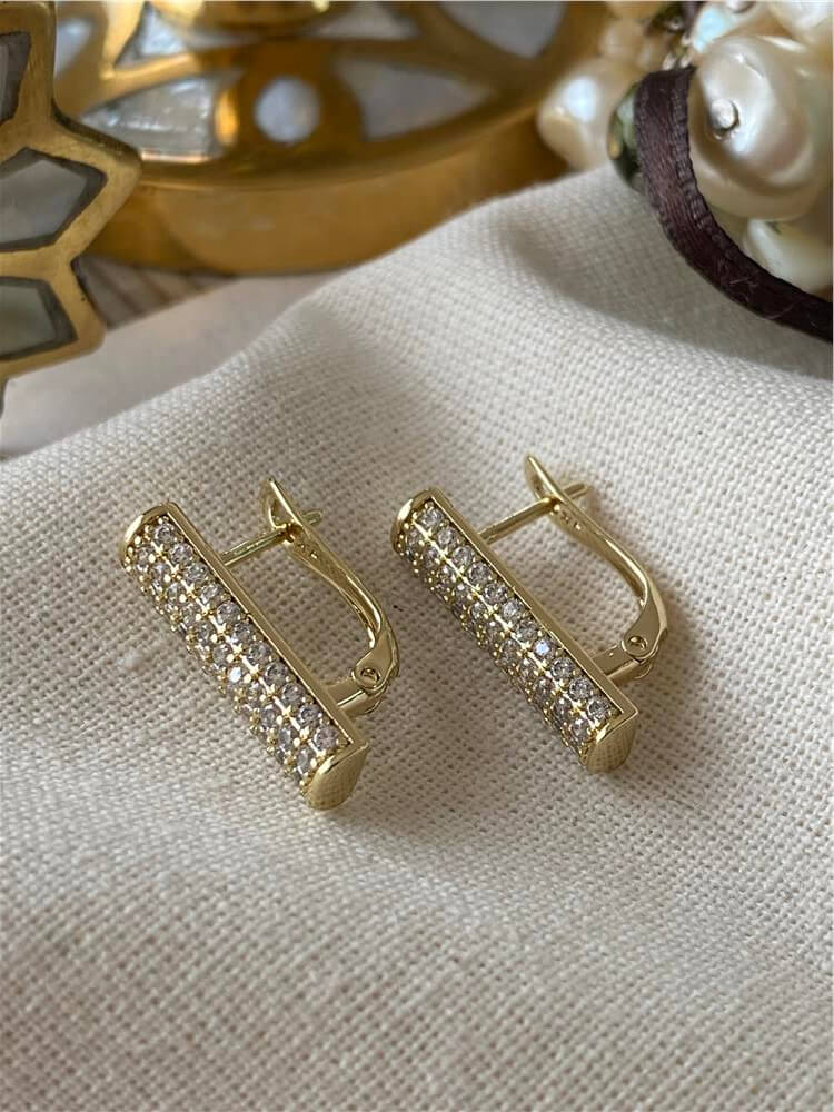 VIP 14K Cufflink Küpe