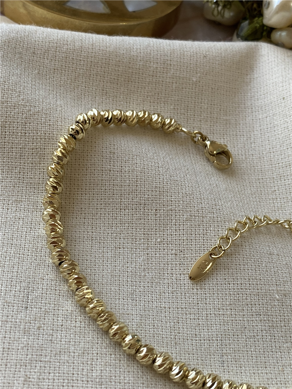 VIP 14K Desenli Dorika Bileklik