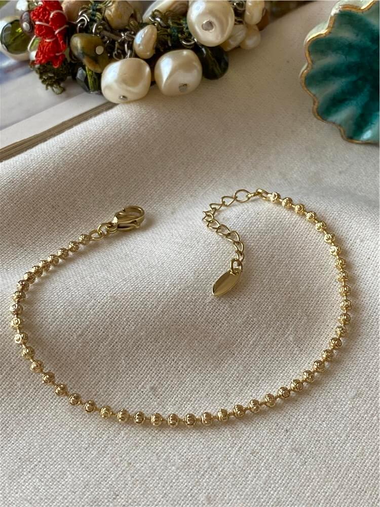 VIP 14K Desenli Mini Dorika Bileklik