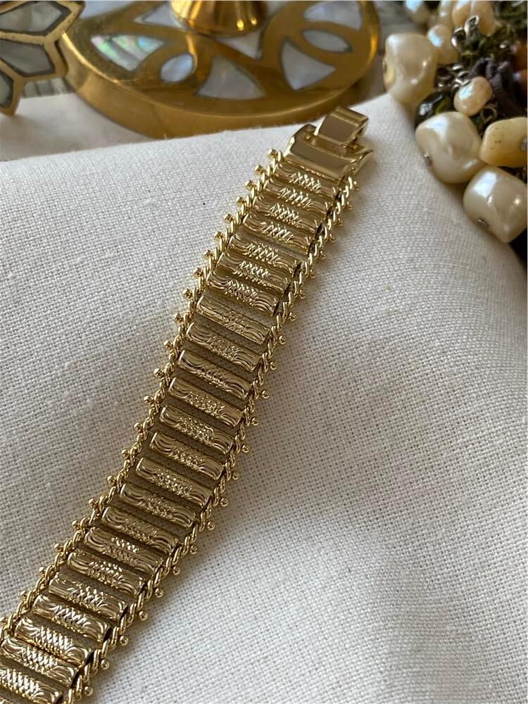 VIP 14K Desenli Sticks Bileklik