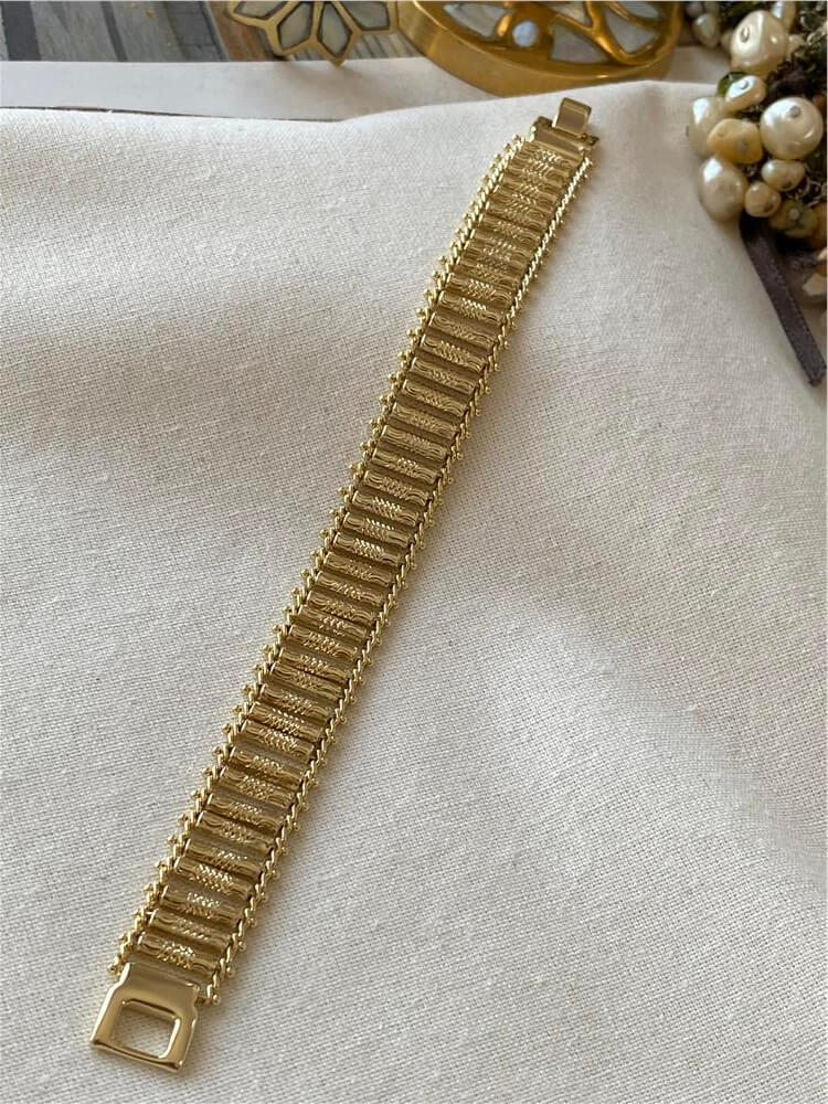 VIP 14K Desenli Sticks Bileklik