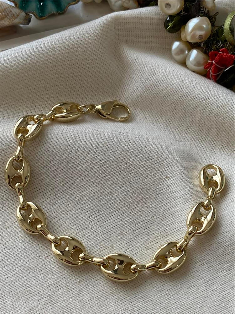 VIP 14K Düğme Model Bileklik