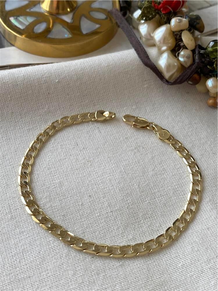 VIP 14K Ezme Zincir Bileklik
