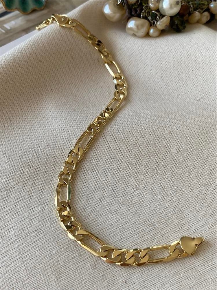 VIP 14K Figaro Bileklik