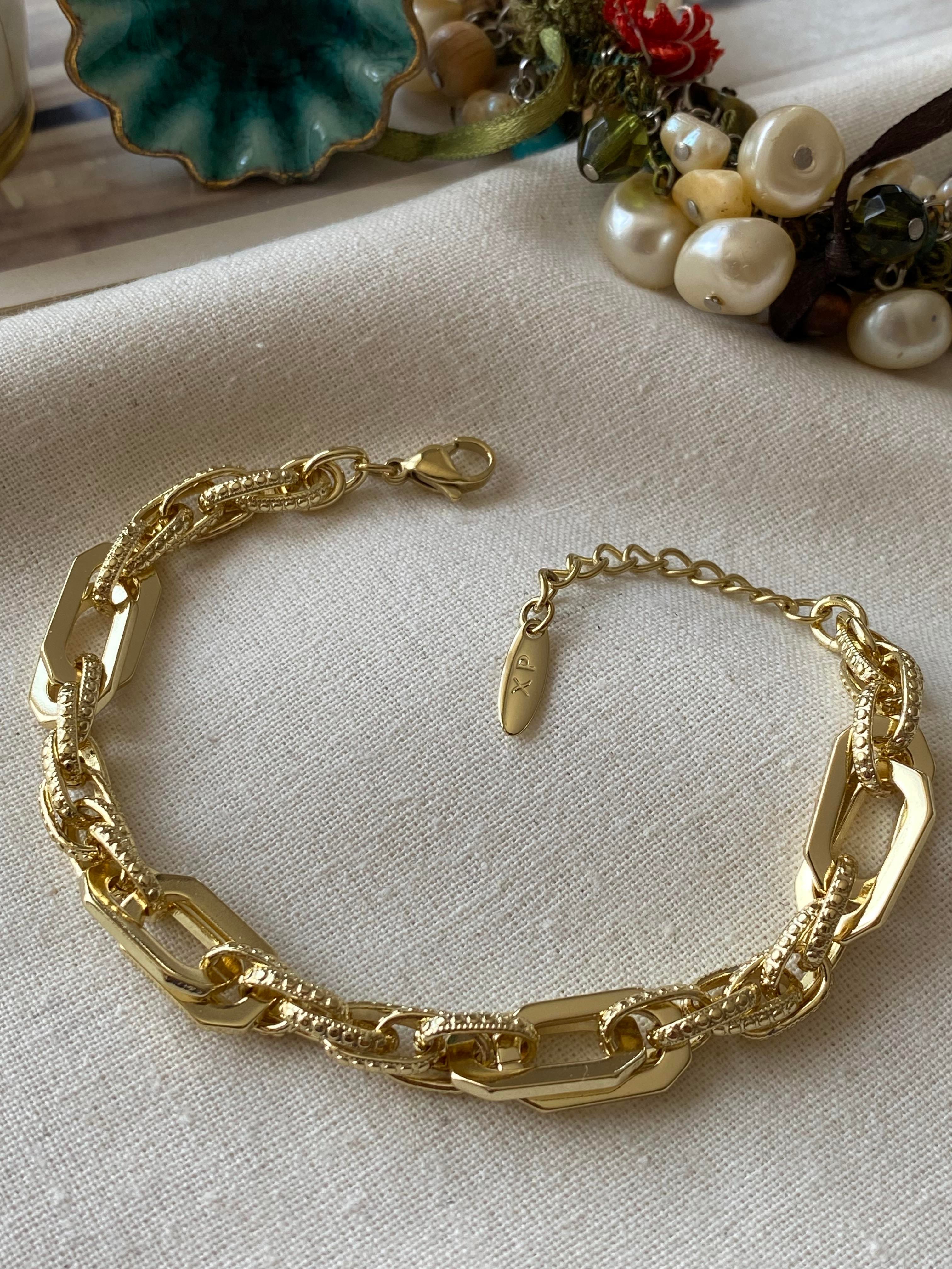 VIP 14K Geçmeli Çift Model Zincir Bileklik