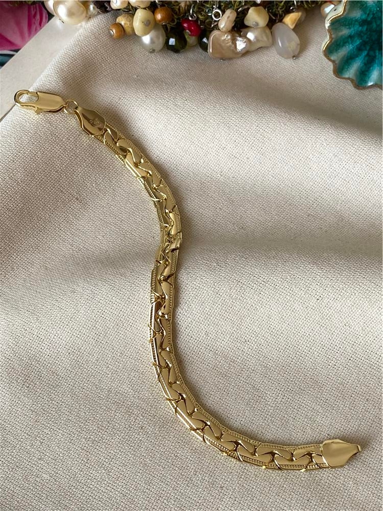 VIP 14K Geçmeli Ezme Bileklik