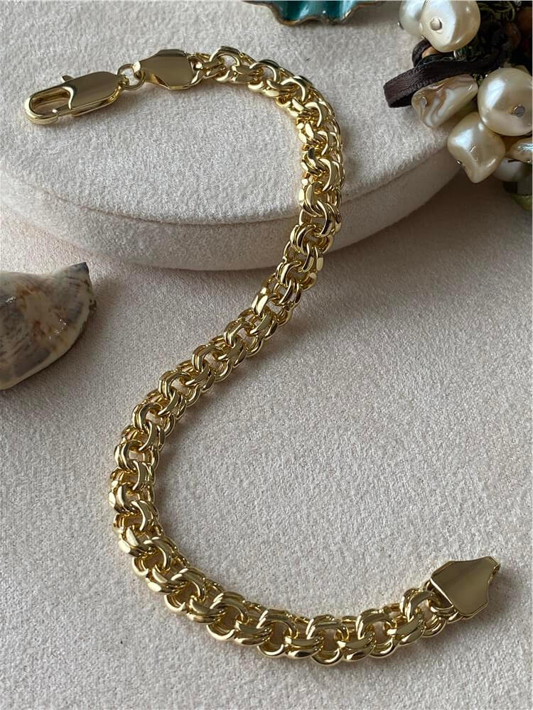 VIP 14K Geçmeli Halkalar Bileklik