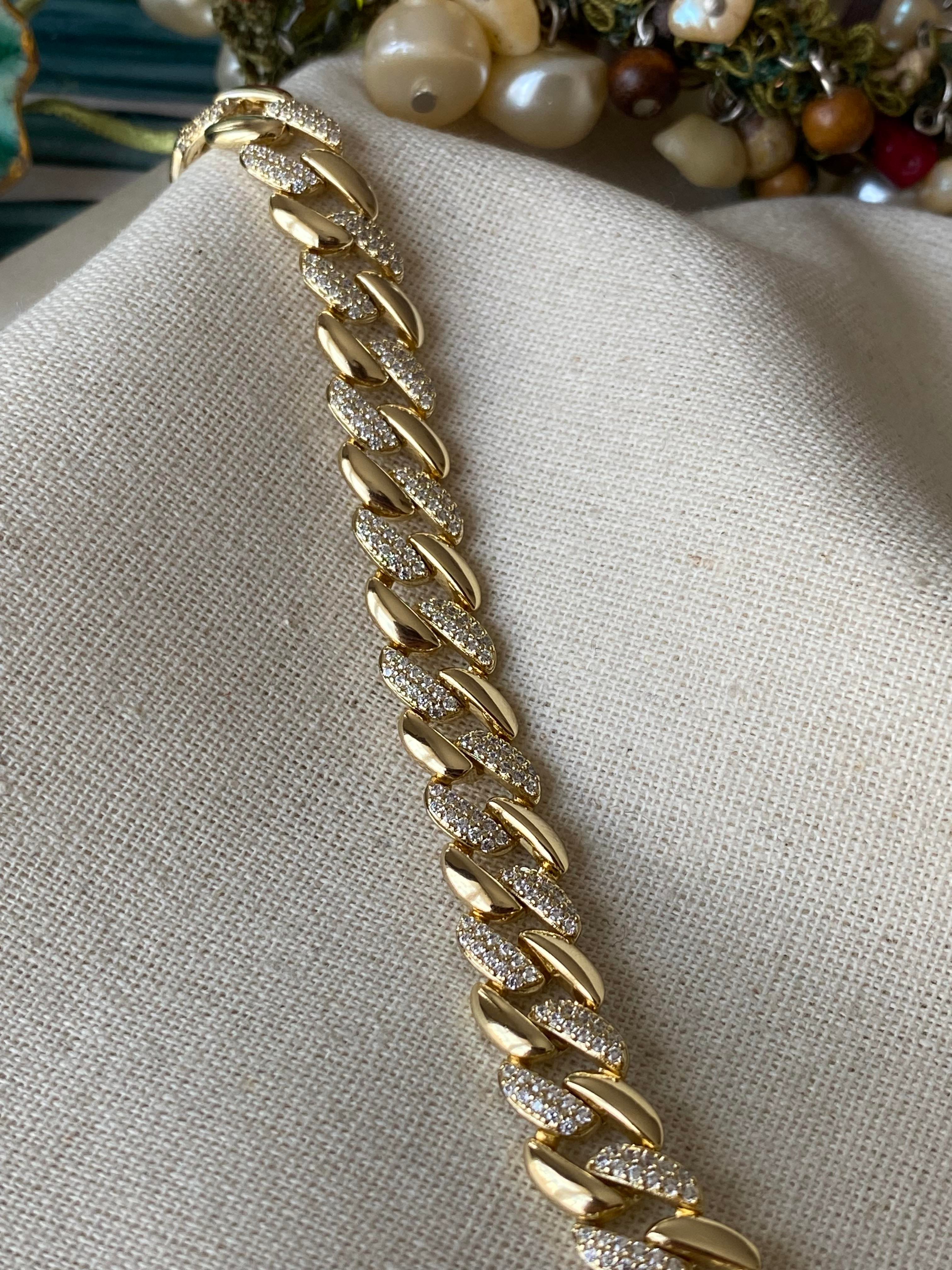 VIP 14K Geçmeli Taşlı Bileklik