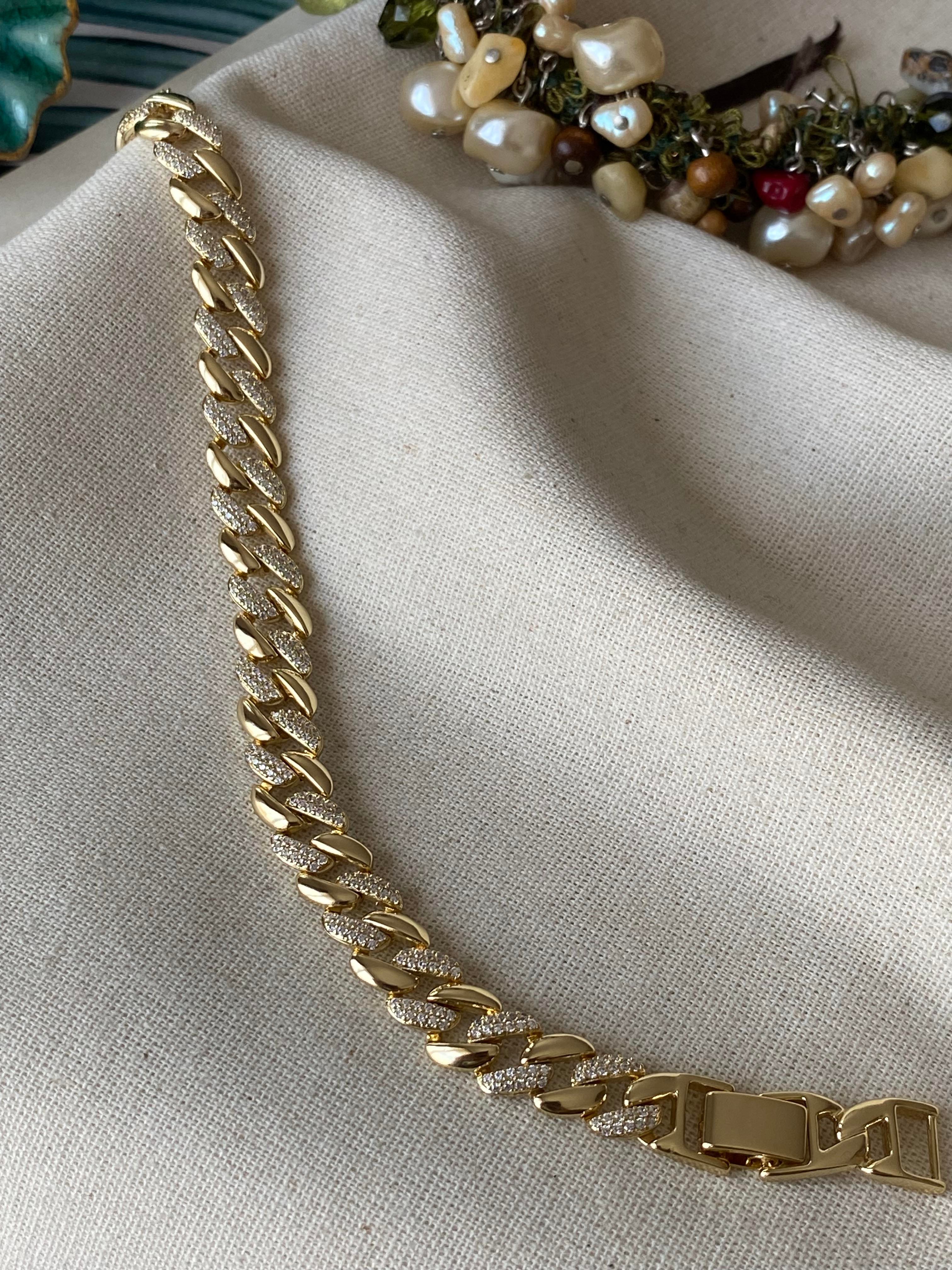 VIP 14K Geçmeli Taşlı Bileklik