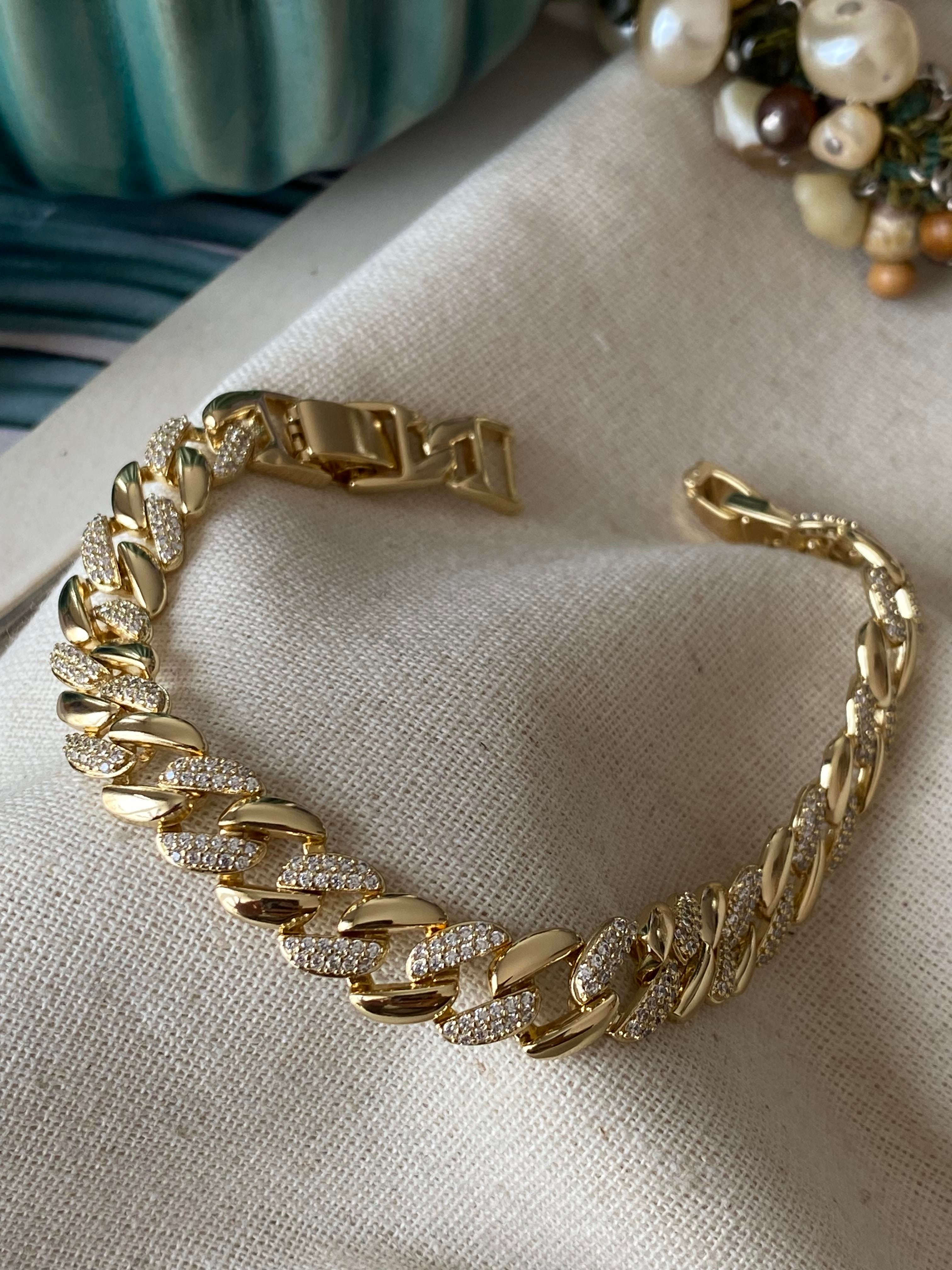 VIP 14K Geçmeli Taşlı Bileklik