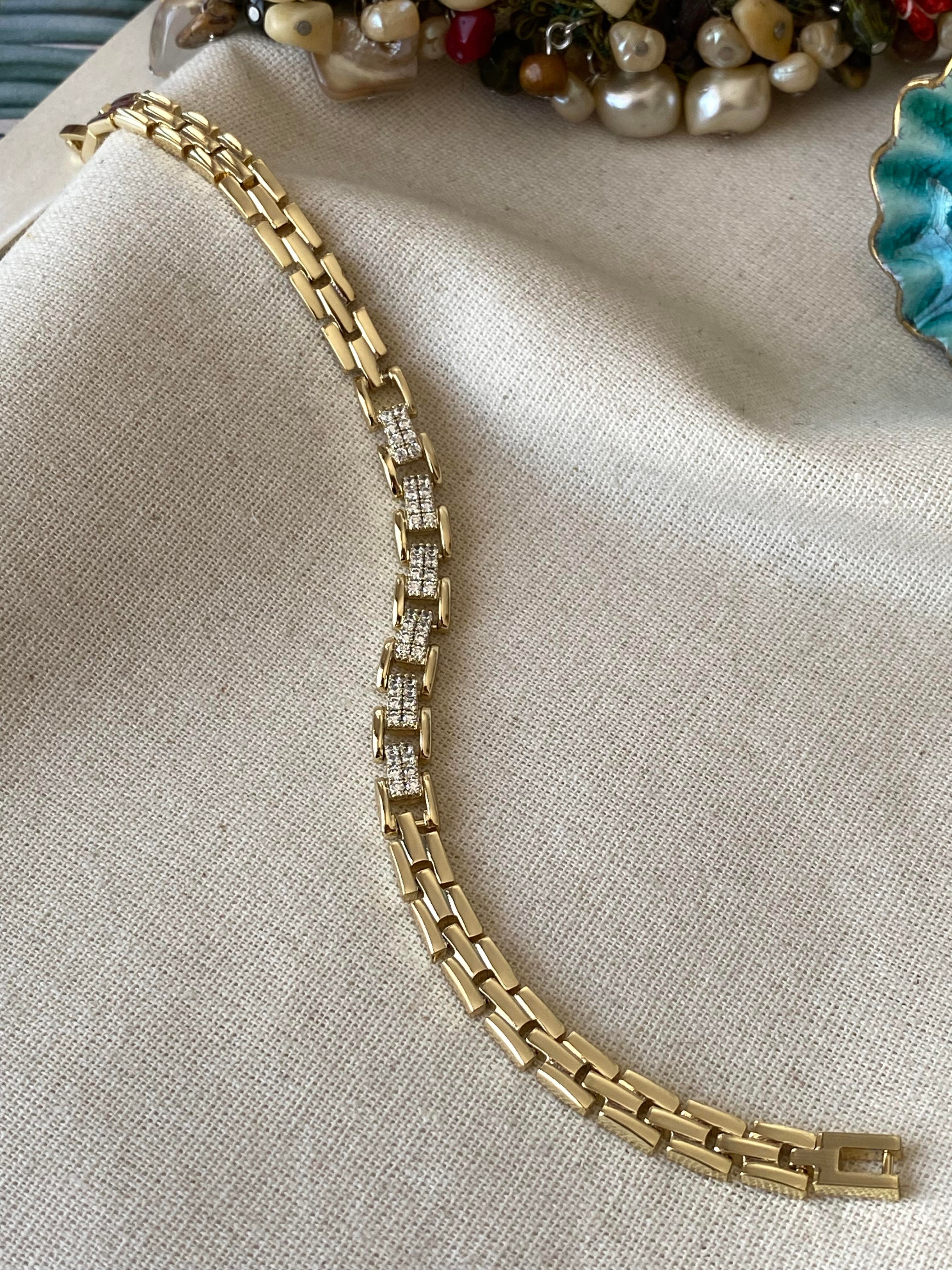 VIP 14K Geçmeli Taşlı Bileklik