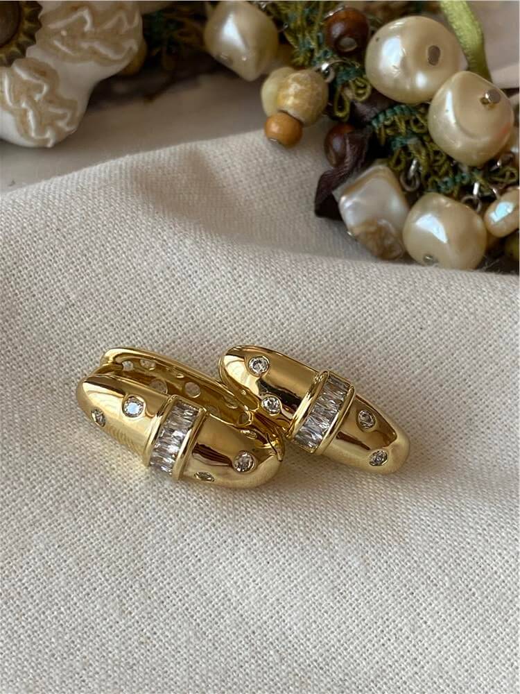 VIP 14K Geo Küpe