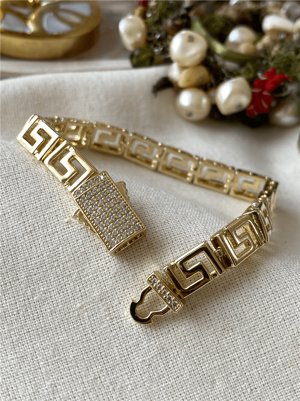 VIP 14K Gurmet Maze Bileklik
