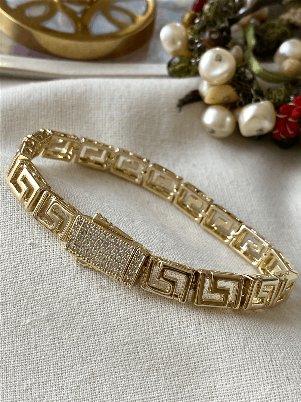 VIP 14K Gurmet Maze Bileklik
