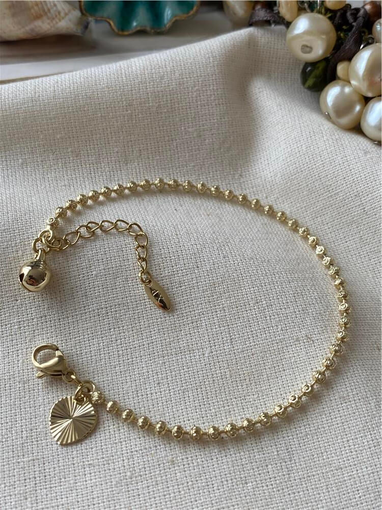 VIP 14K İnce Desenli Dorika Bileklik