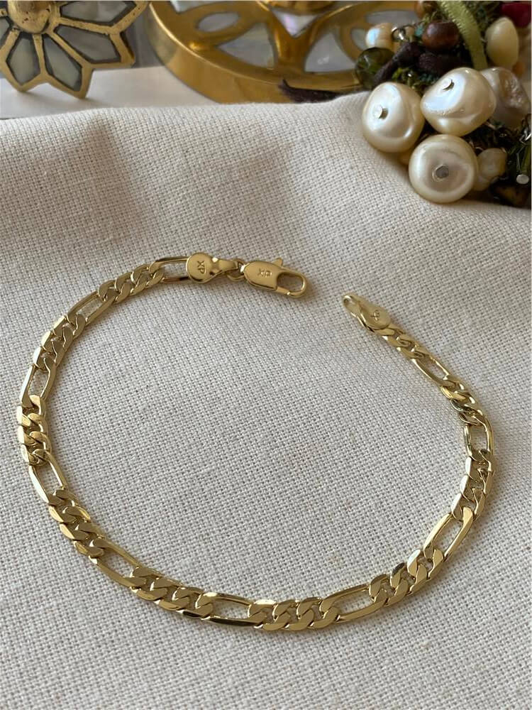 VIP 14K İnce Figaro Bileklik